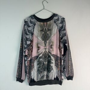 Vintage Clover Canyon USA Shear Blouse w/Long Sleeve Women’s